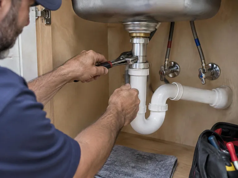 Illustrative plumbing service image